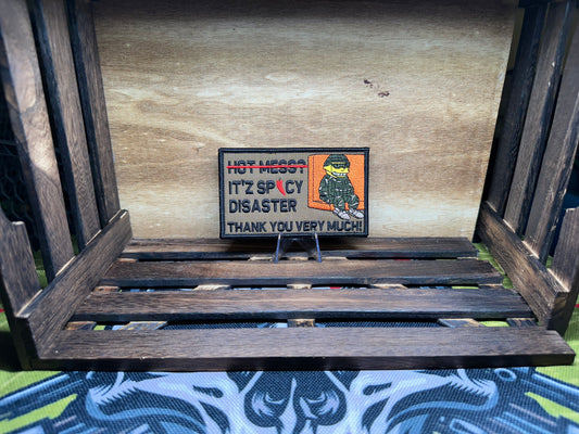 Funny Morale Patch, Hot Mess Patch