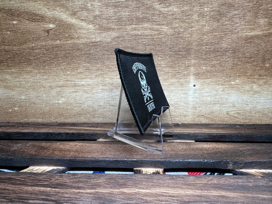 Coffee Pirate Velcro Morale Patch, Unique Skull & Bones