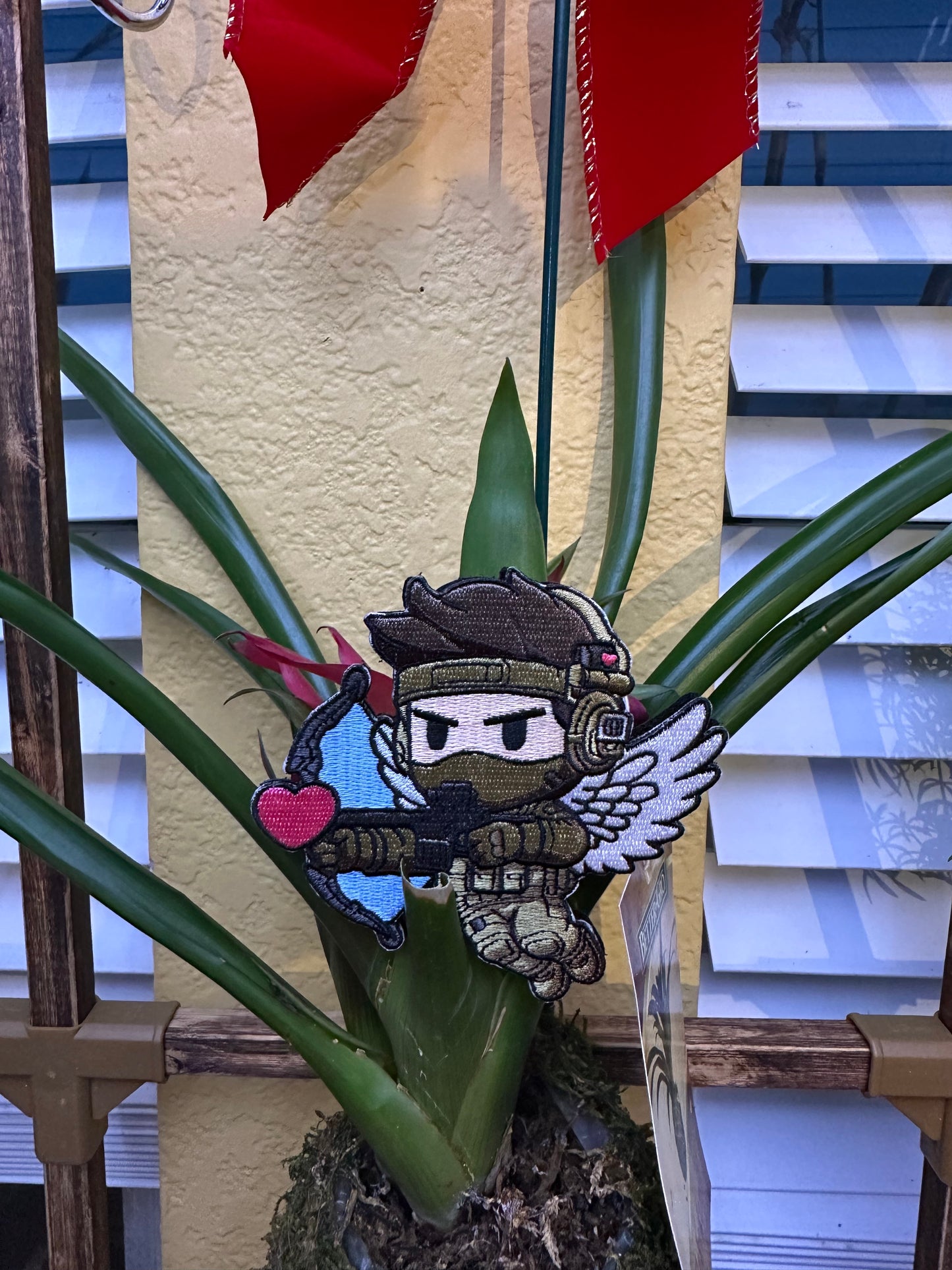 Tactical Cupid Morale Patch, Velcro Valentines Day Patch