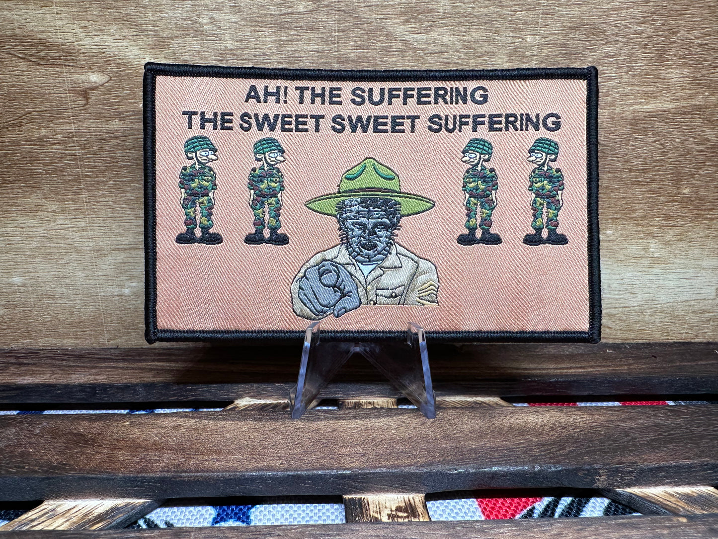 Funny Morale Patch, Army Style Patch, Horror Patch Velcro.