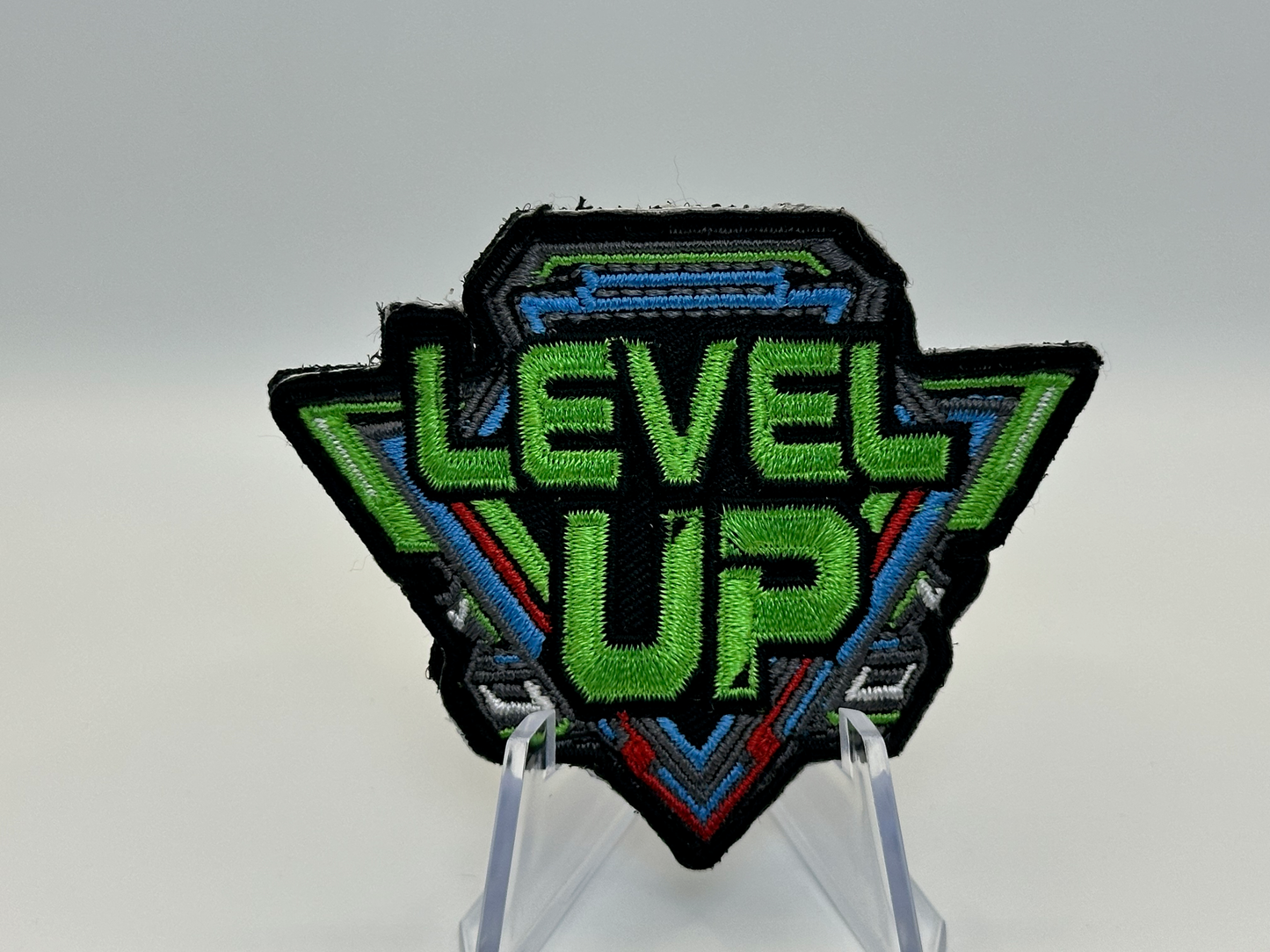 LEVEL UP GAMING PATCH - Retro Gaming, Hook & Loop
