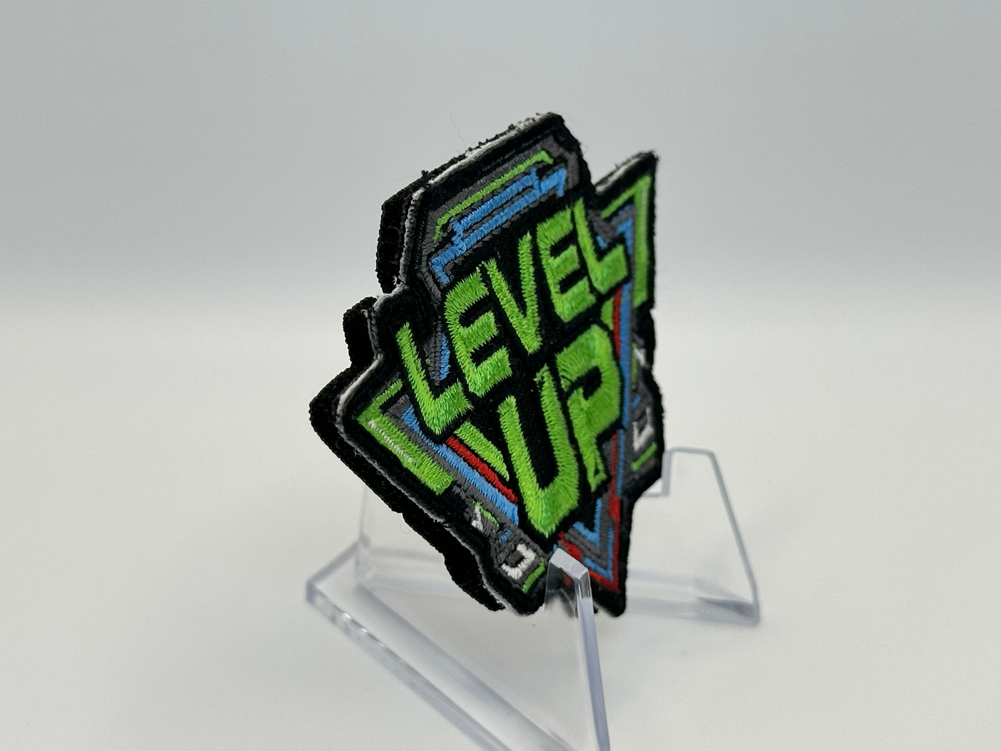 LEVEL UP GAMING PATCH - Retro Gaming, Hook & Loop