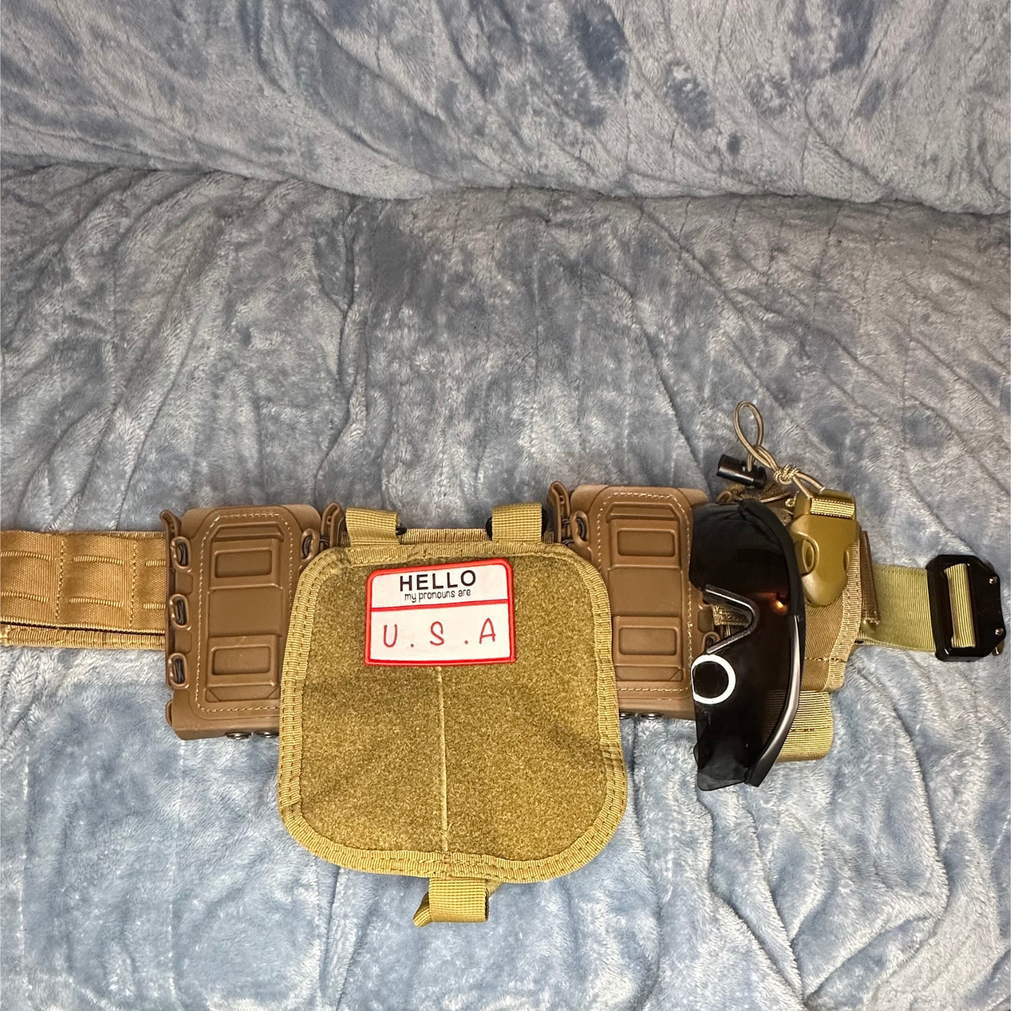 Hello my pronouns are USA Morale Patch.