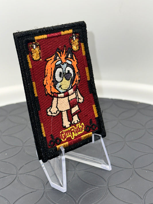 LIMITED EDITION - GrrrrFindor PATCH - BLUEY POTTER SERIES PATCH #4 - CLOSE OF SERIES