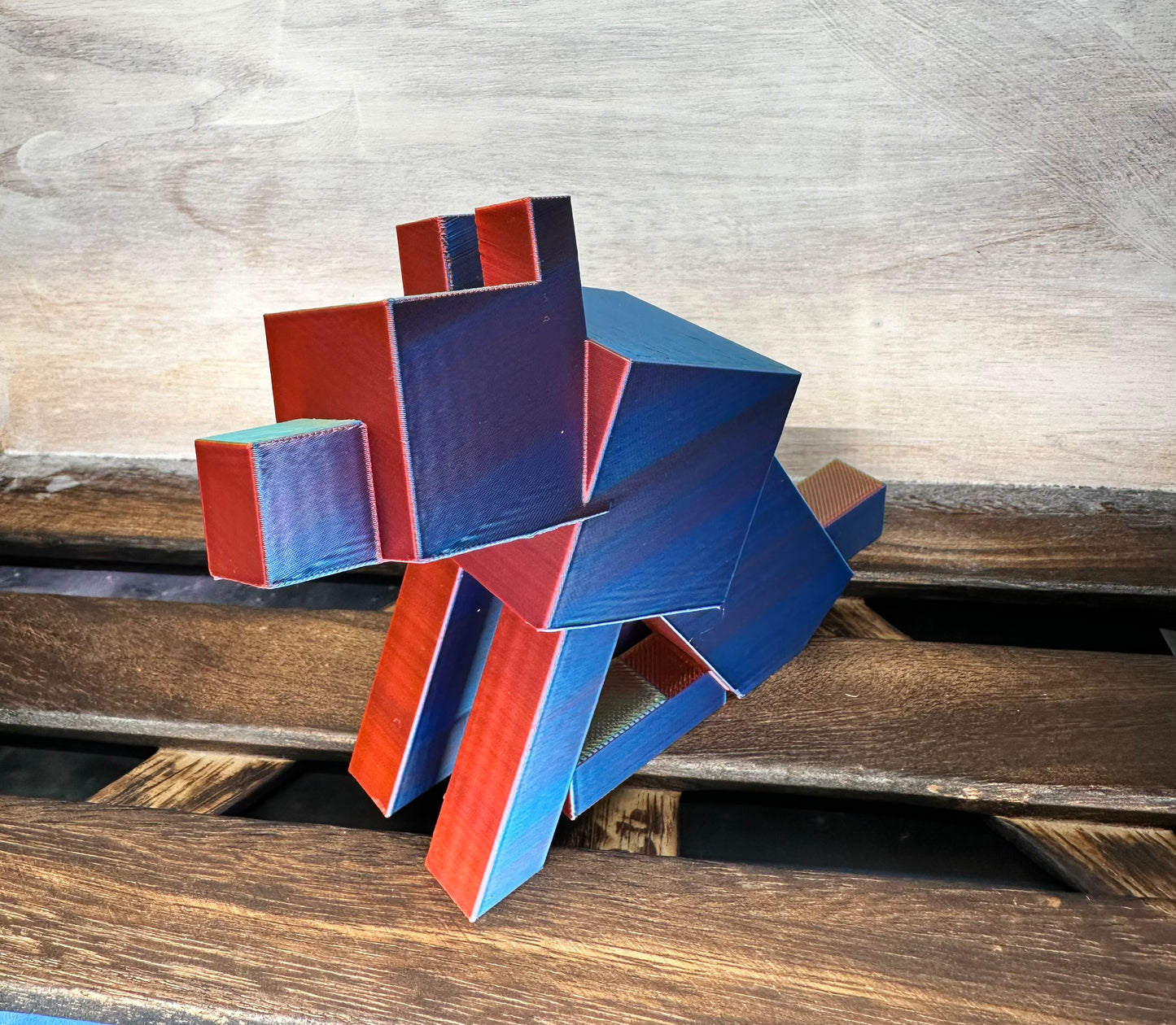 3D PRINTED MULTI COLOR MINECRAFT DENNIS