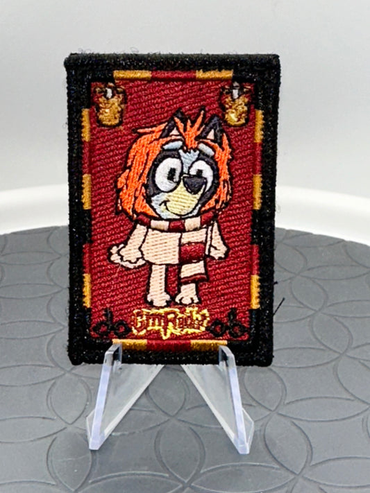 LIMITED EDITION - GrrrrFindor PATCH - BLUEY POTTER SERIES PATCH #4 - CLOSE OF SERIES