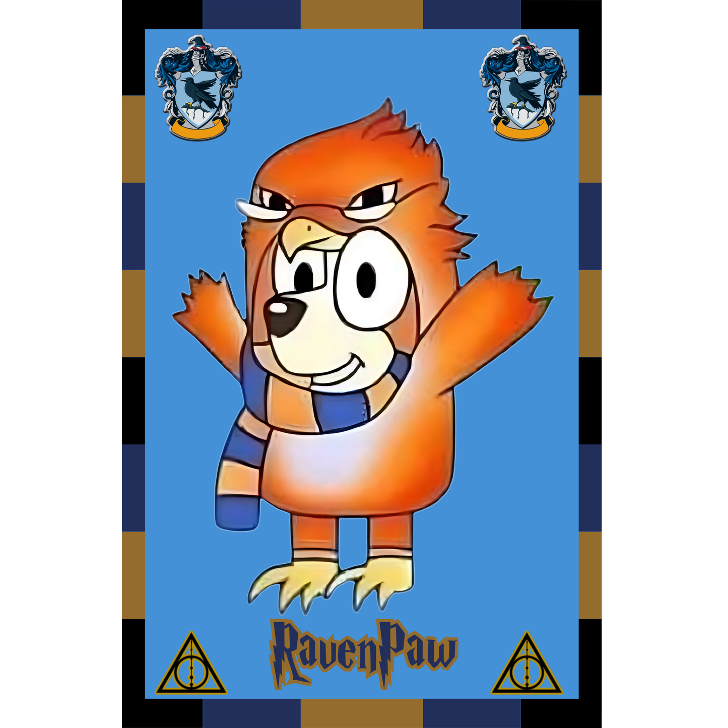 LIMITED EDITION - RavenPaw PATCH - BLUEY POTTER SERIES PATCH #3
