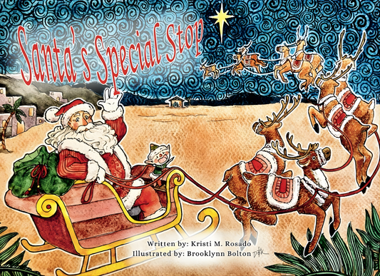 Direct from Authors (Signed) - Santa's Special Stop: Where Father Christmas Kneels Before the King - Zulu Foxtrot Designs LLC