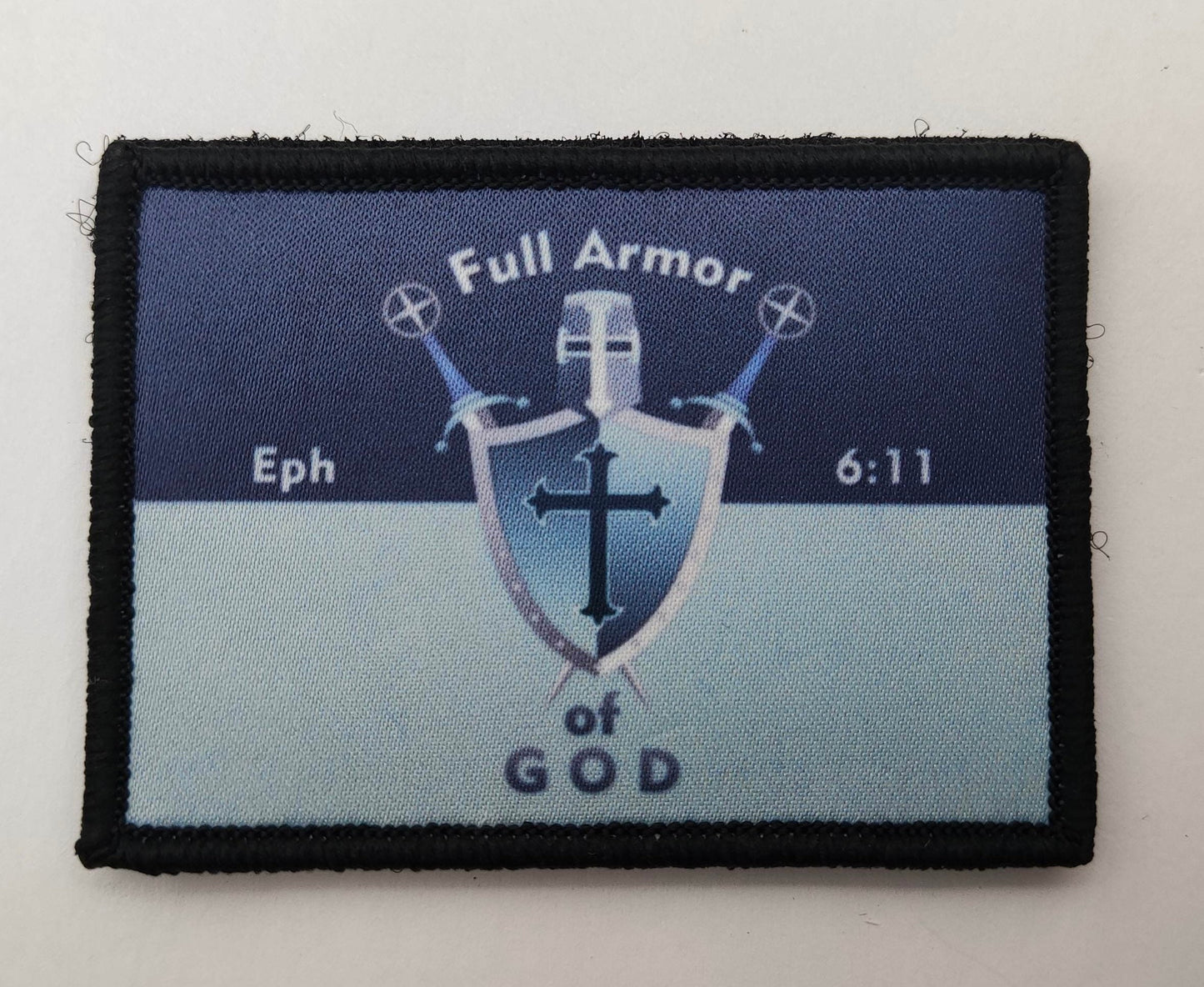 Christian Faith Patch, Christian Morale Patch, Full Armor of God, Christian Gift, Bible Verse, Jesus Patch, Cross, Christian Bikers
